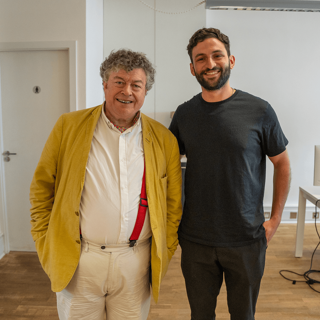 Nader Alnajjar with Rory Sutherland, Vice Chairman of Ogilvy