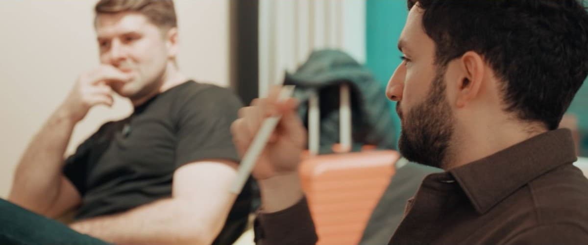 Nader Alnajjar and Chris Donnelly working together